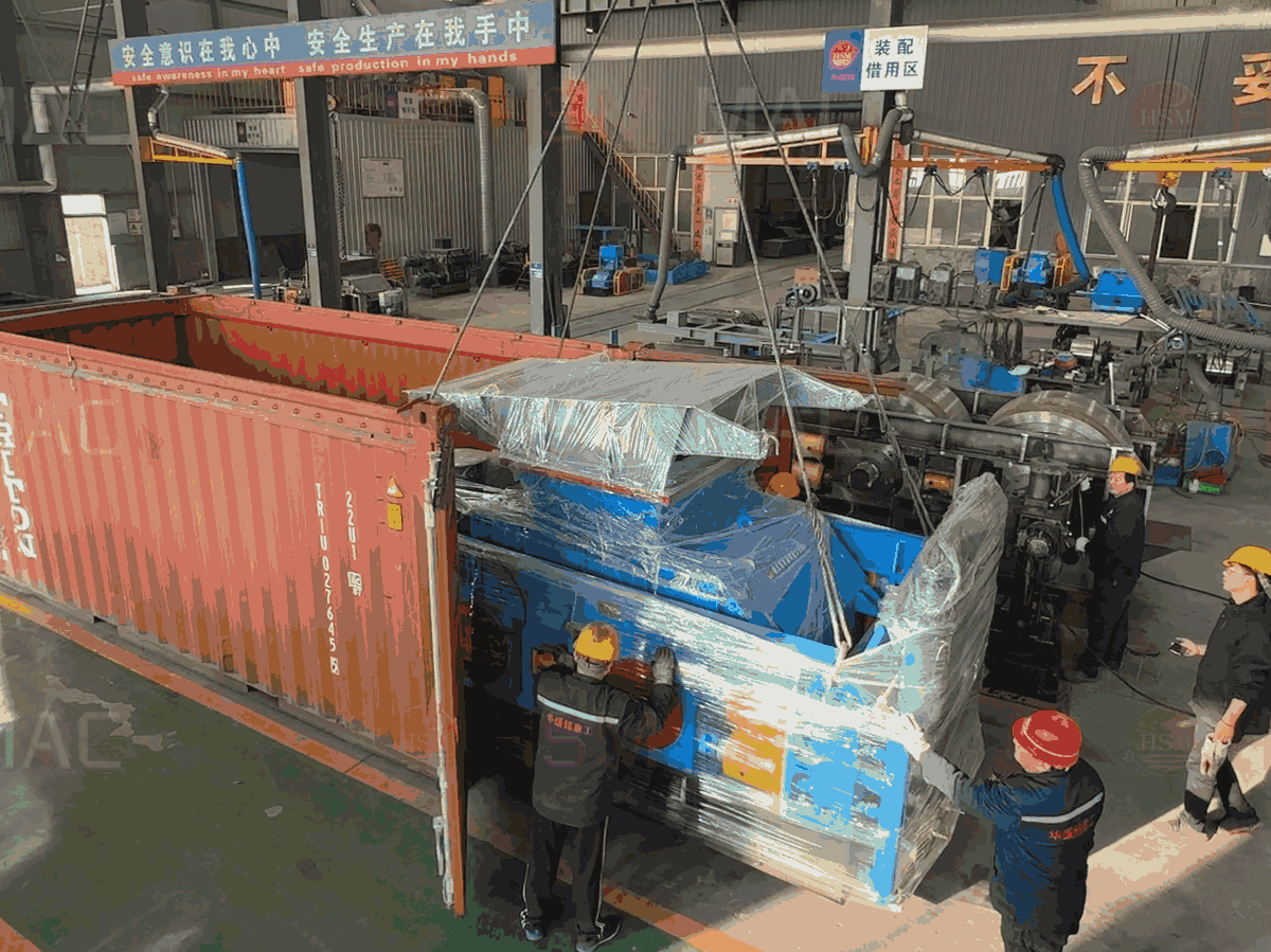 Roller crusher shipped to Australia