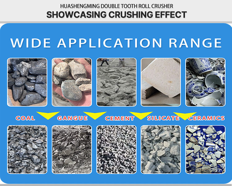 double roller crusher wide application range