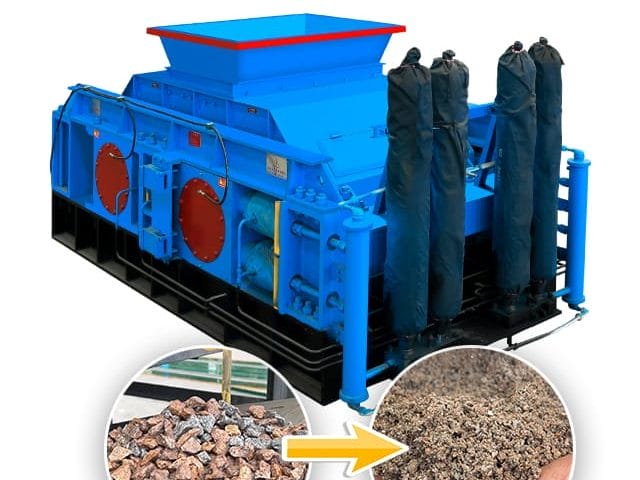 Double Roller Sand Making Machine